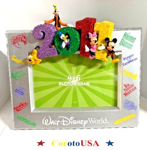 Disney Parks 2011 Charakter Bilderrahmen Neu im Karton Authentisch alter Lagerbestand - Bild 1 von 6