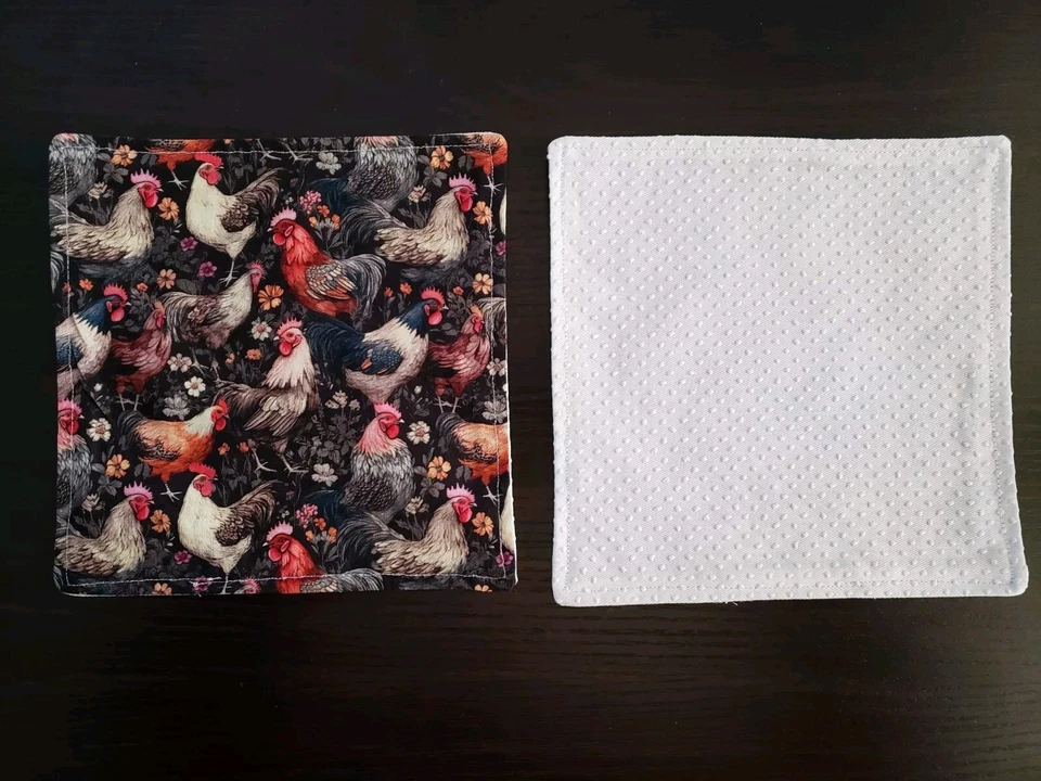 Jar Opener/Lid Gripper, Handmade, Chickens - Image 1 of 1