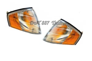 NEW FOR MERCEDES 1990-2002 SL-CLASS R129 CORNER LIGHTS TURN SIGNAL PAIR L+R - Picture 1 of 2