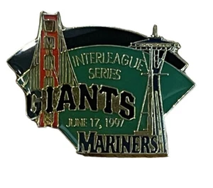 SAN FRANCISO GIANTS Pin Inter-league Series June 17, 1997 Seattle Mariners - Picture 1 of 6