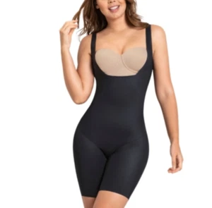 Leonisa Undetectable Step-in Mid-Thigh Body Shaper Schwarz Größe S 0711 - Bild 1 von 3