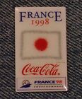 1998 World Cup Soccer~Football Flag Pin~Japan~Coca Cola~Coke~Sponsor