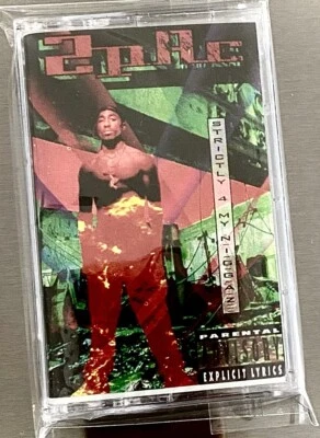 2PAC Strictly 4 My N.I.G.G.A.Z. Cassette ©1993 Interscope 1ST ED. OG NOS SEALED! - Image 1 of 4