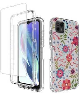 for Moto G50 5G Case Shockproof TPU Printed Phone Case Cover Flower - Picture 1 of 7
