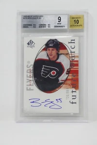 2005-06 SP Authentic #215 Ben Eager AU /999 Rookie Flyers Beckett 9 MINT - Bild 1 von 8