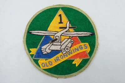 US 1st Armored Division Old Iron Wings Jacket Patch . FLU124 - Image 1 of 4