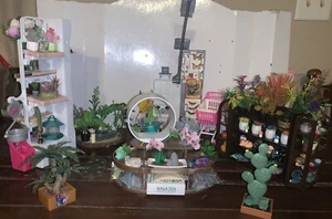 Barbie Größe Puppen Gewächshaus ~ Plant’s & mit viel Zubehör - Bild 1 von 18