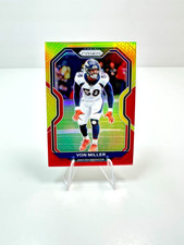 2020 Panini Prizm Red and Yellow Prizm #'d /49 Von Miller #117