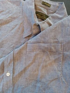 Orvis Charles Signature Collection Mens XL Gray 100% Linen Long Sleeve Button  - Picture 1 of 7