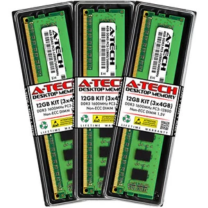 12GB 3x 4GB DDR3 Crucial Ballistix BLS3KIT4G3D1609DS1S00 Equivalent Memory RAM - Picture 1 of 2