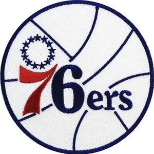Philadelphia 76ers NBA Round Primary Team Logo Emblem Jersey Patch Basketball - Bild 1 von 1
