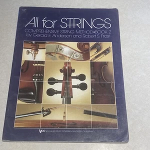 All for Strings: Comprehensive String Method: Book 2 (Violin) Music Book 79VN - Picture 1 of 3