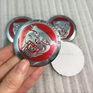 4x 56mm Für Jaguar XF Rot Nabendeckel Felgendeckel Aufkleber Alufelgen Stickers+ - Bild 1 von 6
