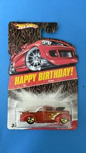 Camioneta Ford Hot Wheels Happy Birthday '40 2008 nueva Borgoña nueva en paquete - Imagen 1 de 9