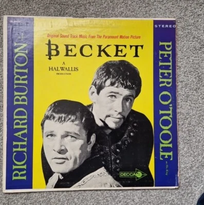 BECKET SOUNDTRACK LP - DECCA DL 79117 - O'TOOLE & BURTON - LAURENCE ROSENTHAL - Image 1 of 4
