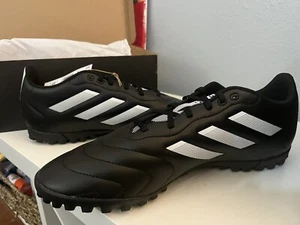 adidas Unisex Adult Goletto VIII Firm Ground Soccer Black US Men 13.5 - Picture 1 of 8