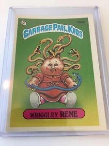 Topps Garbage Pail Kids Wriggley Rene - 103a Guter Zustand - Bild 1 von 4
