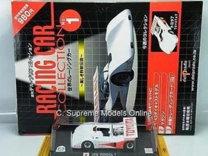 TOYOTA 7 MODELO DE COCHE DE CARRERAS JAPONÉS EMPAQUETADO EDICIÓN RARA ESCALA 1:43 IXO BLANCO K8 - Imagen 1 de 8