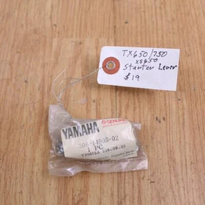 1973-79 YAMAHA TX650A TX750 XS650  Carburetor  Choke Lever NOS OEM - Image 1 of 4