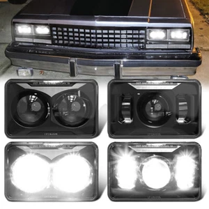 DOT 4PCS 4x6" LED Headlights High Low Sealed Beam For Chevy Caprice 1977-1986 - Bild 1 von 14