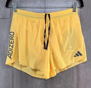 Adidas Adizero Split 3" Brief Lined Running Shorts Spark Orange IM9834 Men’s 2XL - Picture 1 of 9