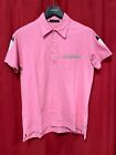 Dsquared2 D2 Icon - Vintage Pink Feathers Retro Polo "Like New"