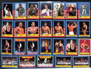 1987 Topps EX+ avg lot of 54 (33 different) WWF Wrestling cards D87223 - Picture 1 of 2