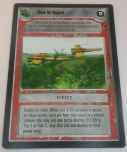 2000 Star Wars Customizable Card Game: Death II Limited Close Air Support  - Picture 1 of 4
