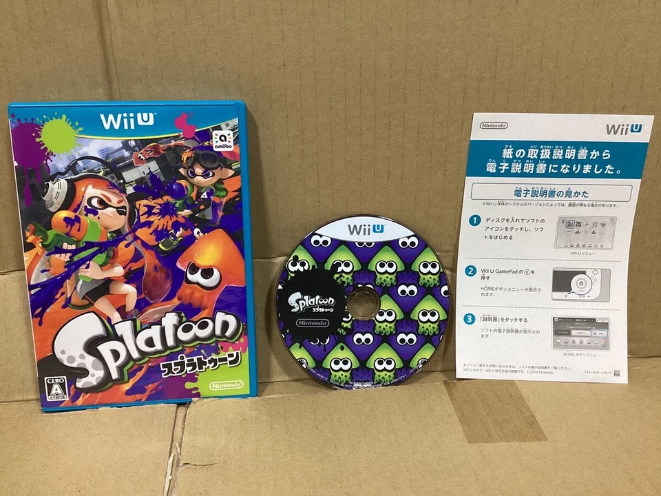Wii U Nintendo Splatoon Japan ver. working - Image 1 of 3