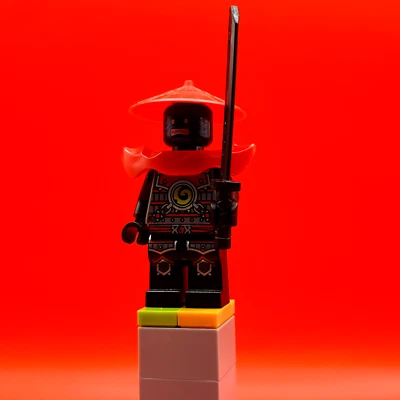 LEGO Ninjago Minifigure Stone Army Swordsman - Blue Face njo077 - Image 1 of 4