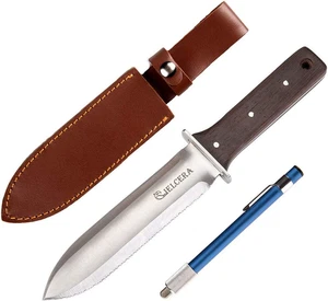 Coltello Da Giardino Hori Hori (Lite), Giardinaggio Ideale Strumento Di Abbattim - Foto 1 di 12