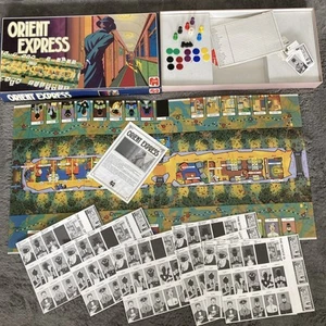 Orient Express Board Game 1986 Vintage Jumbo Retro Murder Mystery Game - Picture 1 of 10