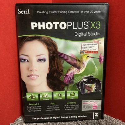 Photoplus X3, Digital Studio, Serif, Image Software, Windows Vista, PC, Retro - Image 1 of 4