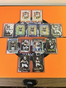 Brock Bowers lot 13 Cards/  RC Rated Rookie/ Hyper Blue/ Purple Shock Las Vegas - Picture 1 of 3