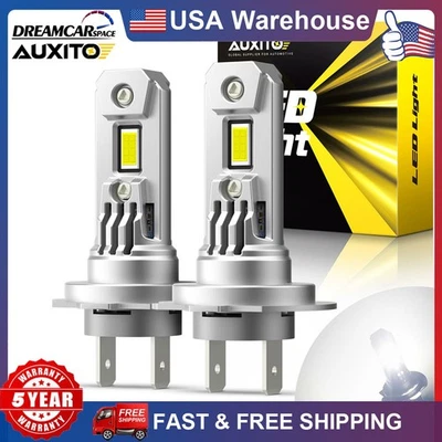 Bombillas LED AUXITO 2/4 piezas Lámpara Duradera Coche H7 Súper Brillante para Faro BMW Benz Foto 1 de 4