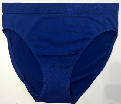 Braguita Wacoal XL (Talla 8) B-Smooth Corte Alto Corte Nuevo sin Etiquetas 834175 Azul Marino Foto 1 de 4