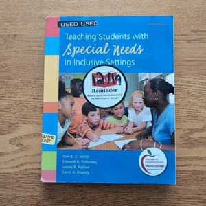 Teaching Students with Special Needs In Inclusive Settings 6th Edition Paperback - Picture 1 of 17