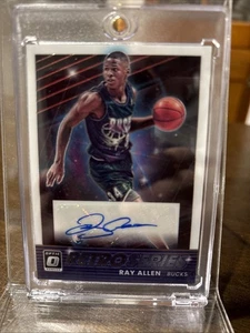 99/99 ≈1/1! Autógrafos automáticos Panini Donruss Optic Ray Allen serie retro 2021-22 - Imagen 1 de 1