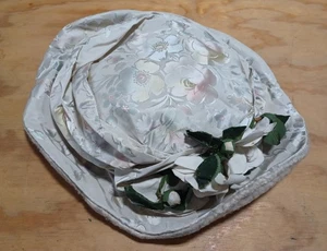 Antiker Damenhut aus der Edwardianischen Ära um 1900 - restaurierungsbedürftig siehe Fotos - Bild 1 von 7