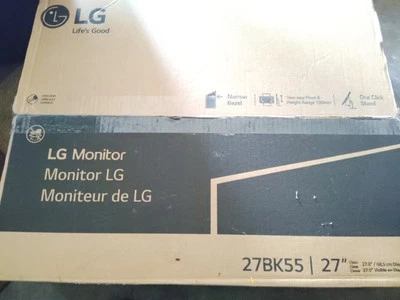 LG 27" LED LCD Monitor 1080p 27BK550Y NEW - Image 1 of 4