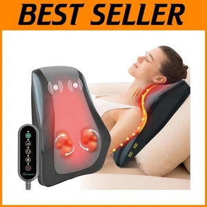 Shiatsu Back Massager with Heat - Deep Tissue Massage - Picture 1 of 10