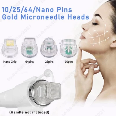 MARKENLOS Micro Nadel Gold Patrone 10/25/64 Nona Pins für Micro-Tip Fractional RF Maschine