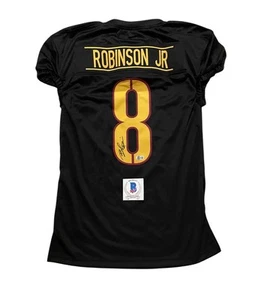 Brian Robinson Jr. Signed Jersey Washington Commanders Autographed Auto Beckett - Picture 1 of 2