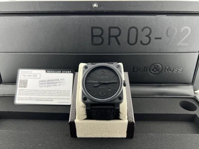 Bell & Ross Phantom BR 03-92 41mm Black Ceramic Box & Papers - Image 1 of 4