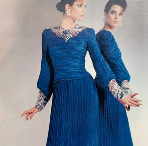 1985 Mary McFadden By Martha Advertisement Vintage Sexy Fashion Dress DWX10C - Picture 1 of 2