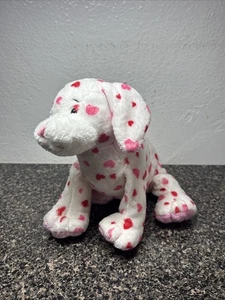 Ganz Webkinz HM131 LOVE PUPPY Cuori San Valentino Cane Peluche Imbottito (senza codice) 9" - Foto 1 di 6