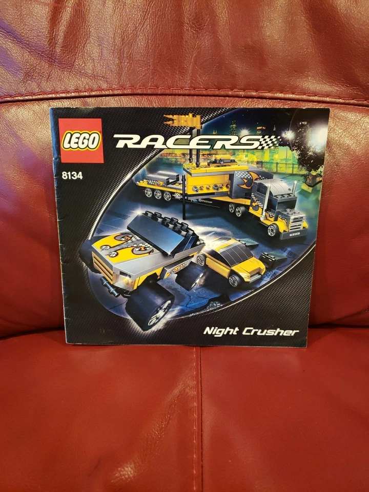 LEGO Racers Night Crusher 8134 Instruction Guide MANUAL ONLY - Image 1 of 1