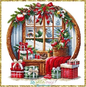 Les petites Croix de Lucie cross stitch leaflet ~ Christmas Gifts Window - Picture 1 of 1