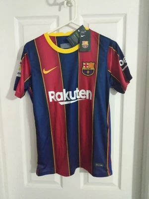 Nike Lionel Messi FC Barcelona Soccer Jersey Mens Size Small New - Image 1 of 4