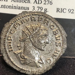 Probus AE Silvered Antoninianus . 276-282 AD Choice High Grade - Picture 1 of 5